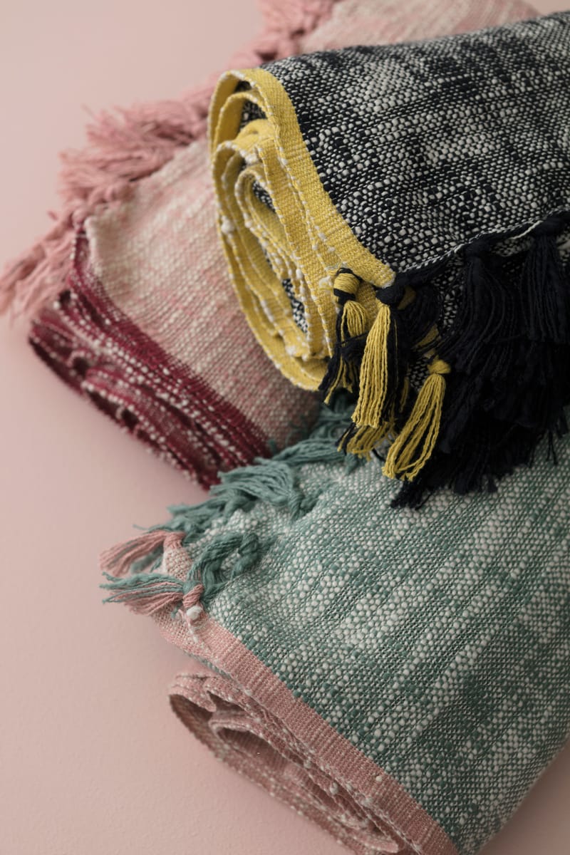 Cotton blanket/ bedspread/throw