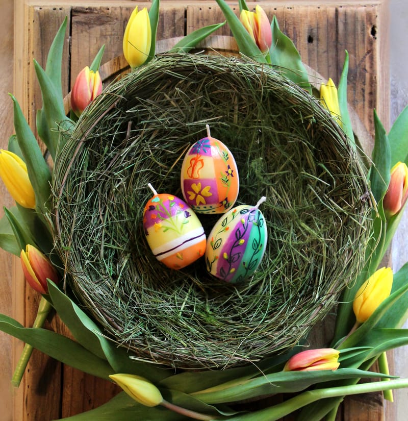 IMBALI Ei-Kerze 4,5 x 6,5 cm