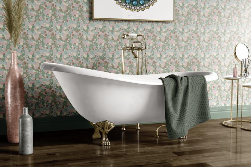 Fizz Supreme Tourmaline Wallpaper (bathroom)