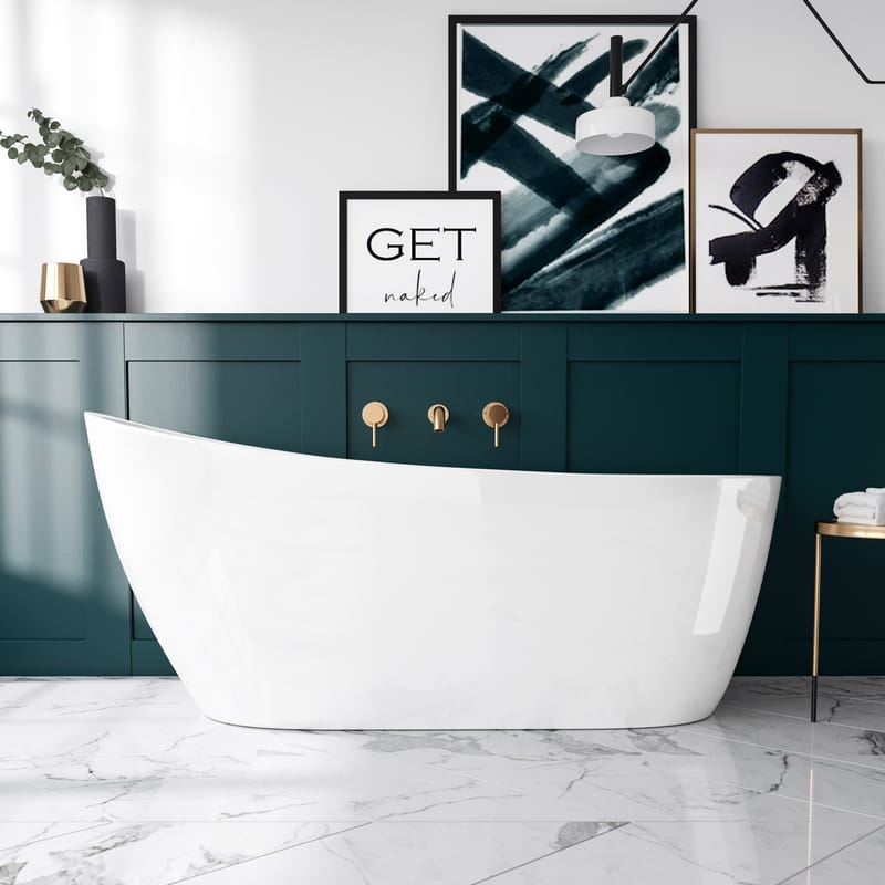 Richmond 1700mm Freestanding Slipper Bath