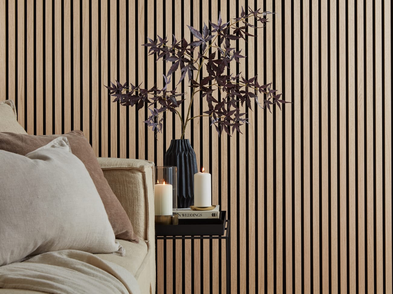 SlatWall Acoustic Natural Oak