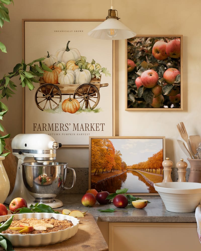 Autumn Baking gallery wall