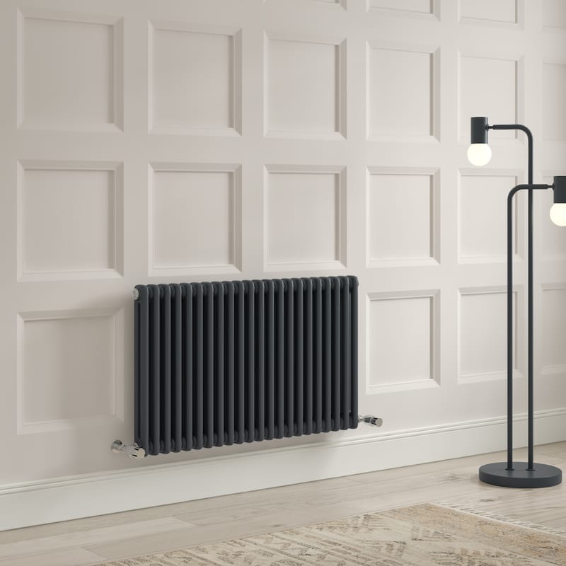 Brenton Olympus Horizontal 2 Column Radiator   Anthracite