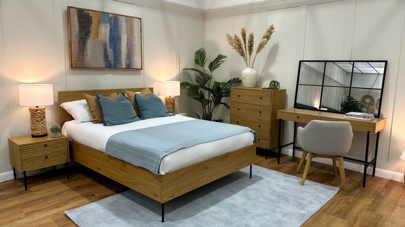 Bergen Oak Collection For Bedroom & Living Room (£99 to £299)