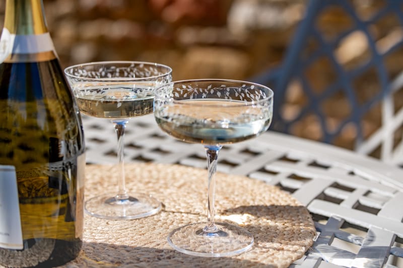 Silver Birch Coupes Set of 2 / Emma Britton Decorative Glass Designer